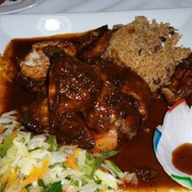 Jerk Chicken Entrée.