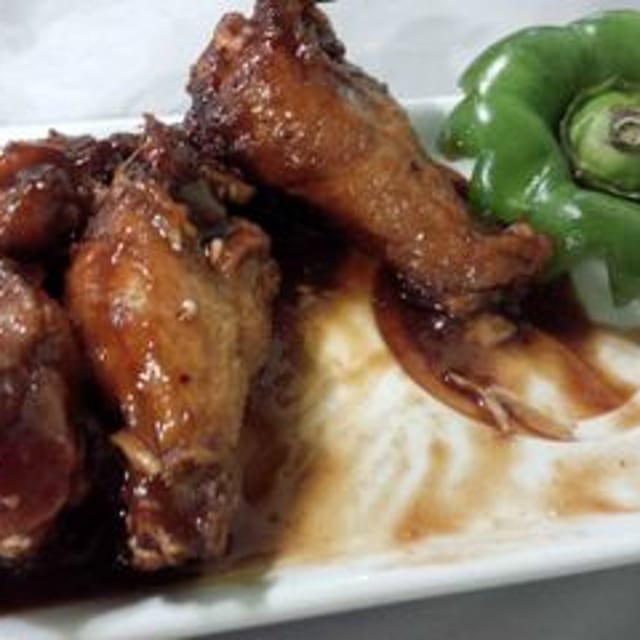Hot Barbeque Wings.