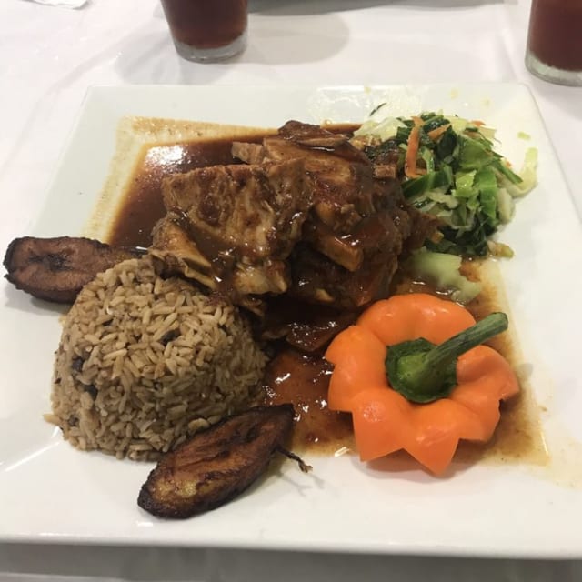 Jerk Ribs Entrée.